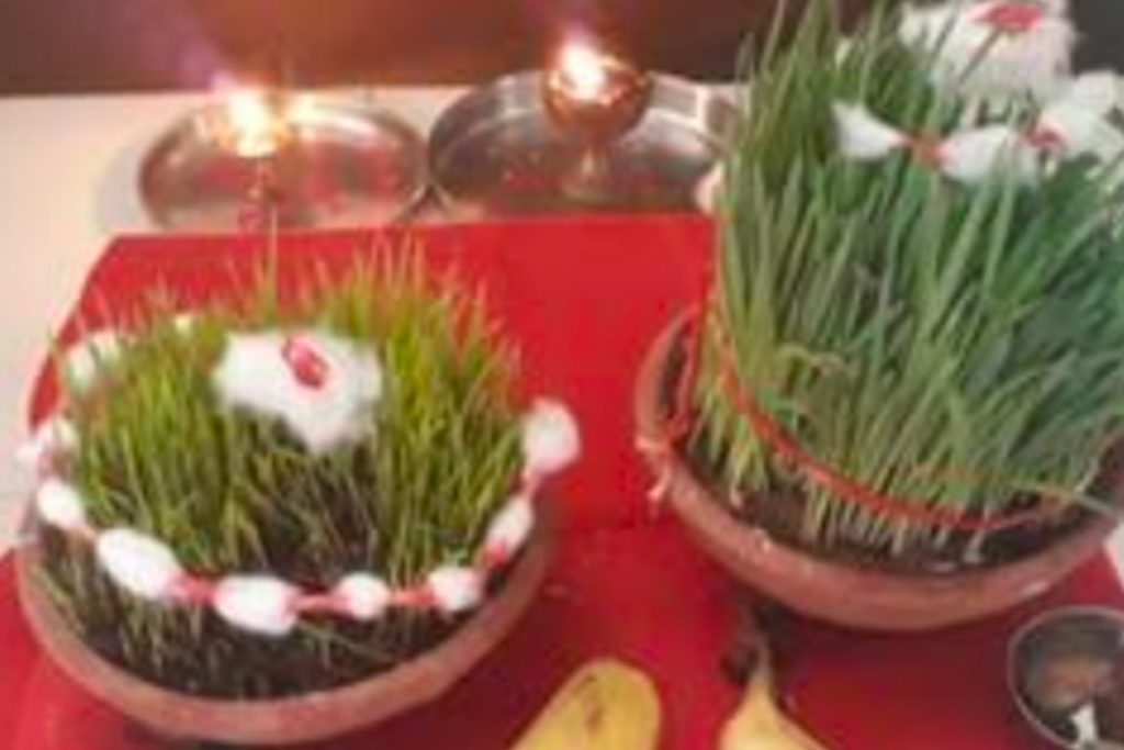 Annapurna Matajis Vrat and the Vratdhari family who donates food