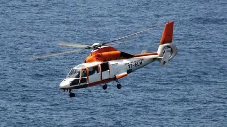 Indian Navy ALH, on a routine sortie off Mumbai, ditched close to the coast.