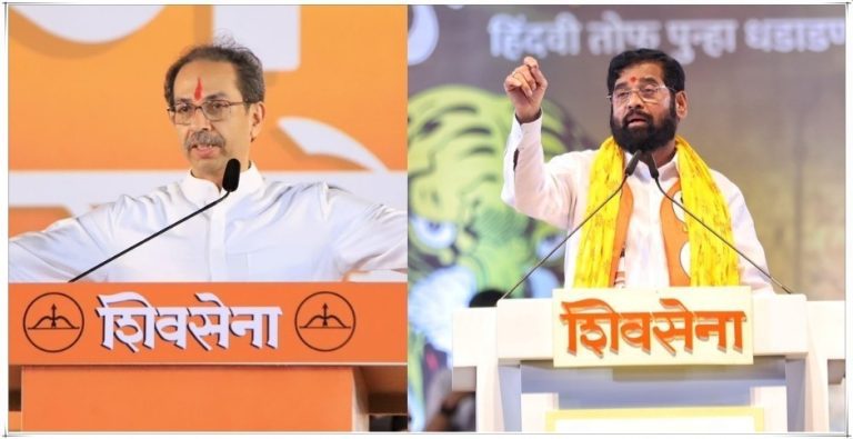Thackeray, Shinde factions of Shiv Sena face off at party office in BMC