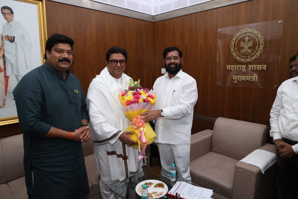 MNS Chief Raj Thackeray met CM Eknath Shinde
