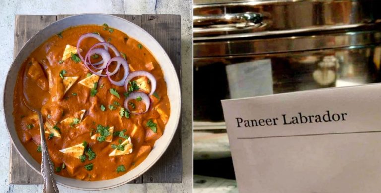 The restaurant wrote something like this instead of Paneer