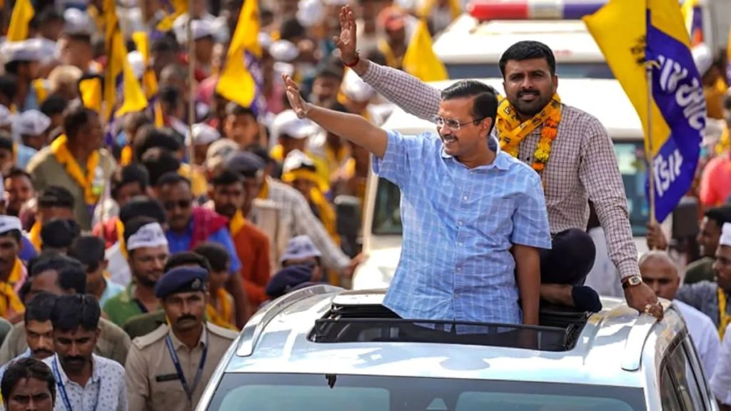 Kejriwal lost the rally,