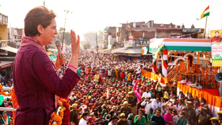 tired-lost Congress, Priyanka Gandhi