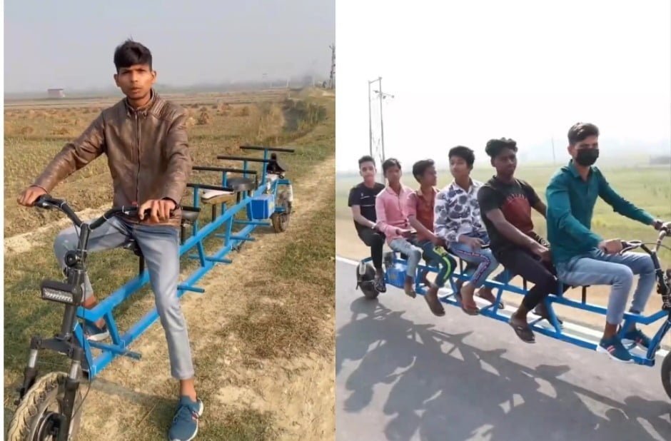 innovative idea of bike anand mahindra shared video on twitter