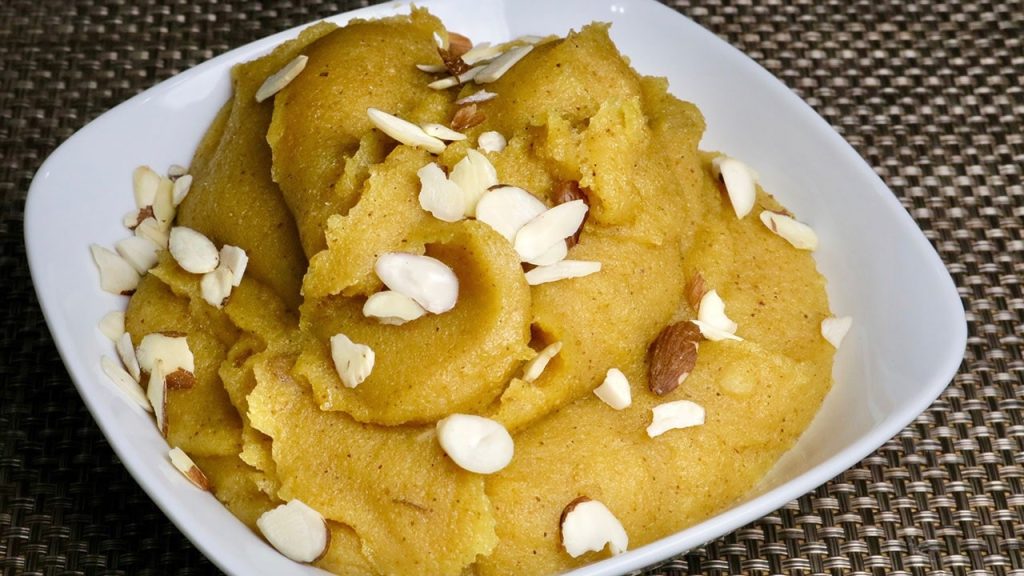 sweet dish besan shira recipe