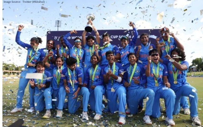 Money rain on Women Cricket Team after winning world cup Money rain on Women Cricket Team after winning world cup