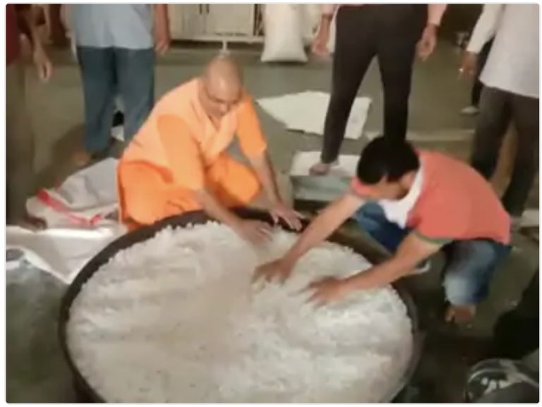 Samadhi festival of Santaram temple in Nadiad preparations