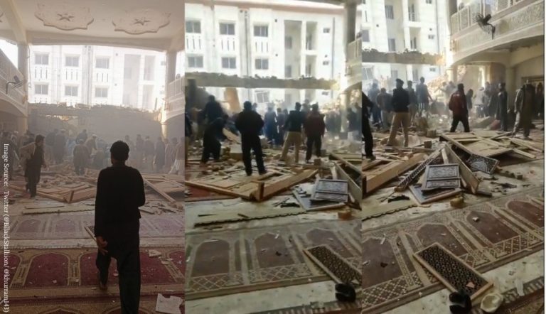 Several feared dead in explosion at mosque in Pakistan's Peshawar