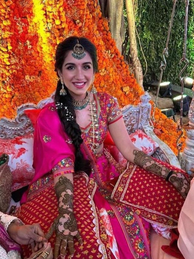 radhika merchant pre engagement mehandi to be in rani haar