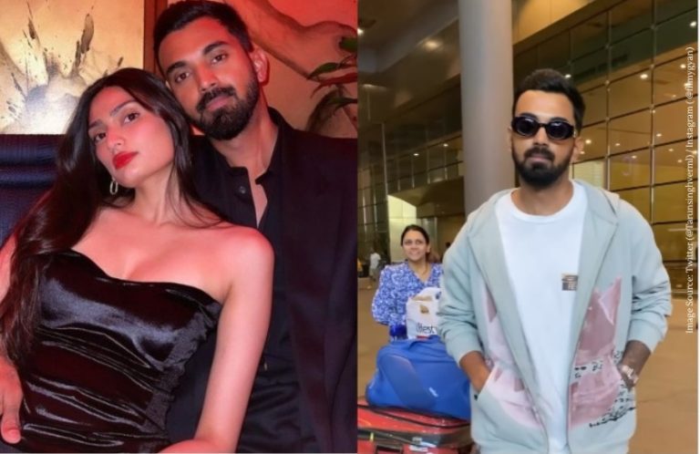 kl rahul did not click photographs with athiya shetty