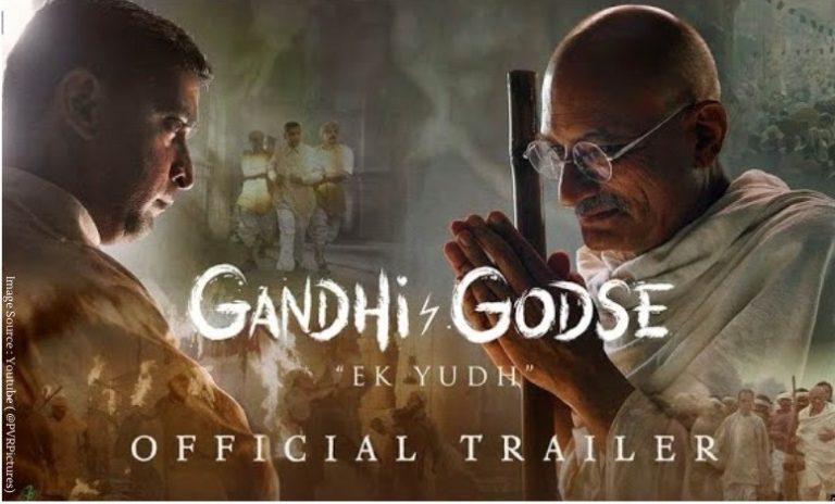 rajkumar santoshi film gandhi godse ek yuddh trailer release