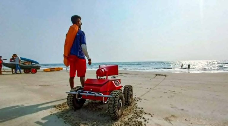 AI-powered robot introduced to save lives on Goa beaches AI-powered robot introduced to save lives on Goa beaches