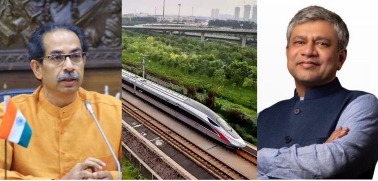 Union minister blames Uddhav forAshwini vaishnaw delay in bullet train project