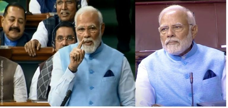 PM Modi wears a special blue jacket in Parliament and it is all about being green