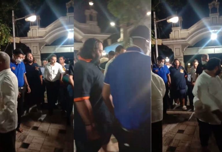 Anant Ambani visits at Jamnagar Bala Hanuman temple.