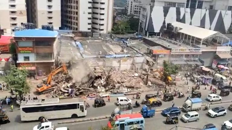 BMC removes 87 structures to make way for Goregaon-Mulund road