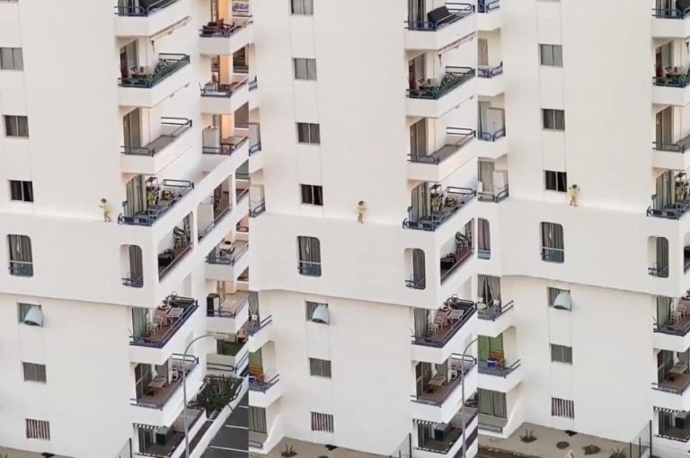 WATCH: Disturbing Video of Unattended Toddler Walking on Apartment Ledge Terrifies the Internet