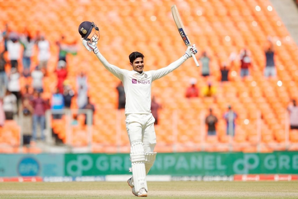 India vs Australia-Shubman Gill scores first Test century at home