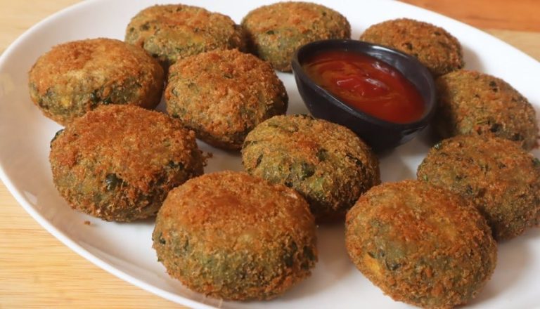 Make this Spinach-pea cutlets for evening breakfast