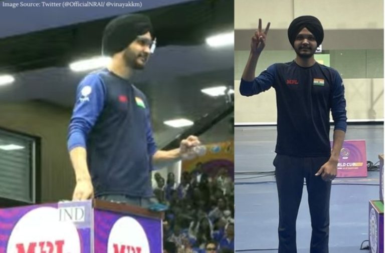 Sarabjot Singh clinches air pistol gold in Shooting World Cup