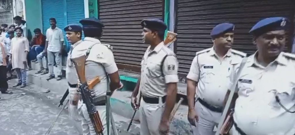 Tension at Bihar Section 144 imposed