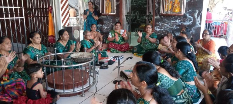 This special program organized by women on the occasion of Hindu new year in Kamrej, Surat