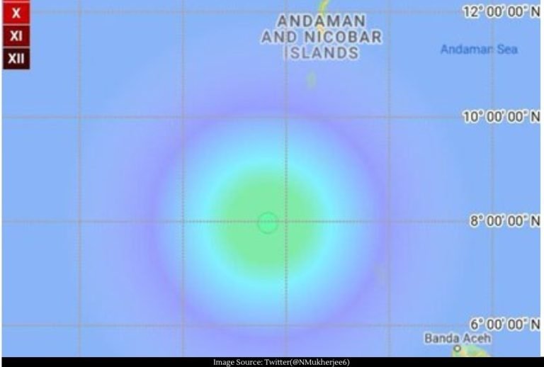 Earthquake of magnitude 5.0 hits Nicobar islands region today Earthquake of magnitude 5.0 hits Nicobar islands region today