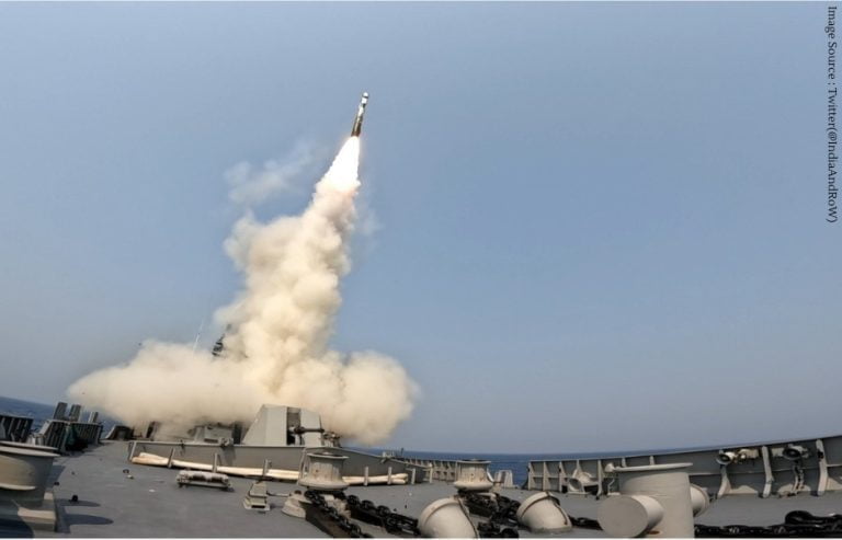 Indian Navy successfully test-fires BrahMos missile Indian Navy successfully test-fires BrahMos missile
