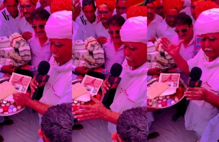 Maternal uncles gift 3.21 crores including 80 lakhs cash as wedding gifts in Rajasthan Maternal uncles gift 3.21 crores including 80 lakhs cash as wedding gifts in Rajasthan