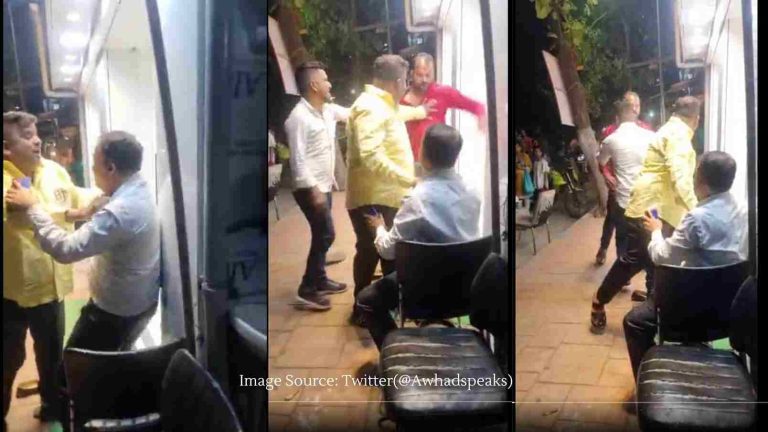 Jitendra Awhad criticizes CM Eknath Shinde over viral video of his partymen beating up Congress functionary