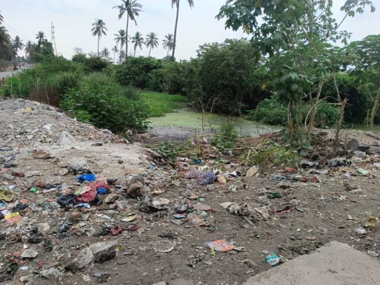 This area of Surat is a dump of dirt