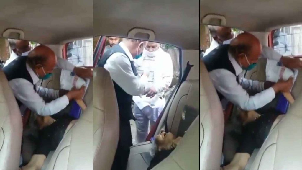 Man Getting Thumb Impression From Dead Body Viral Video On Social Media