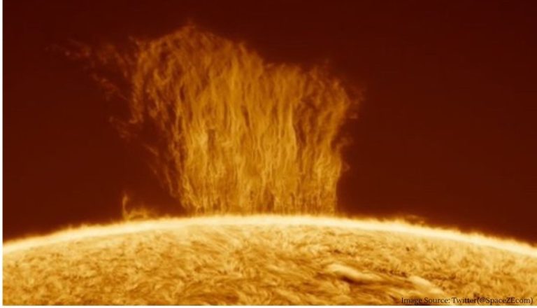 Astrophotographer Captures 60,000-Mile-Tall 'Wall Of Plasma' On The Sun