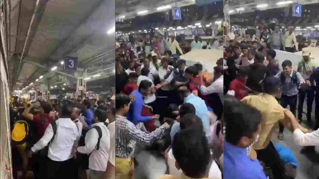 Passengers get into ugly fight at Diva station in Thane