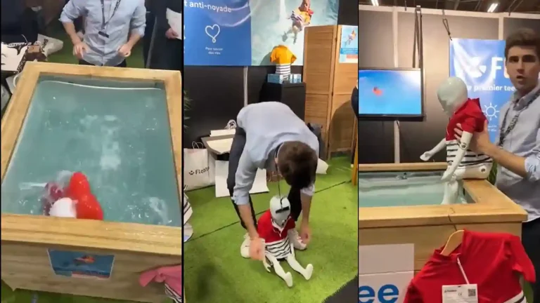 French company Floatee develops anti-drowning T-shirts for children