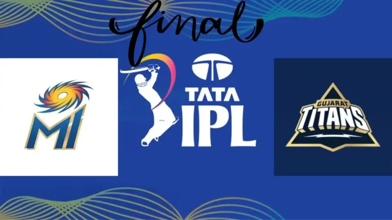 Match between Gujarat and Mumbai in IPL for finals