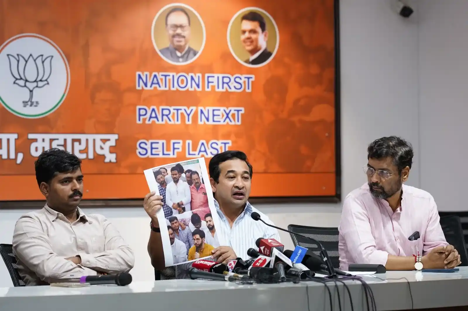 Nitesh Rane on Sanjay Raut