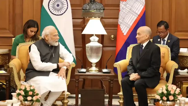 PM Modi, Cambodia’s King Norodom Sihamoni review bilateral relations PM Modi, Cambodia’s King Norodom Sihamoni review bilateral relations
