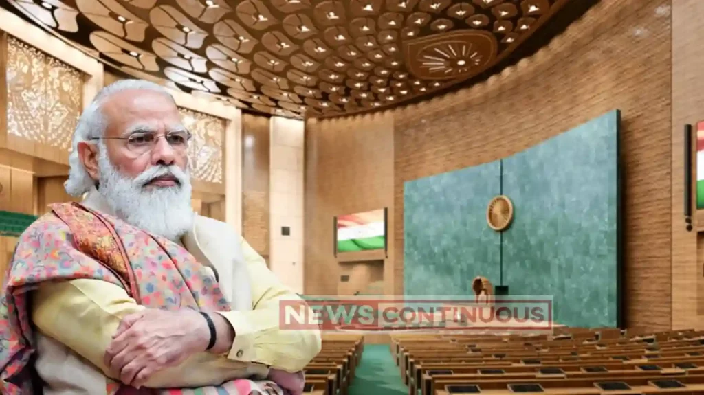 PM Modi shares sneak peek of new Parliament in captivating video