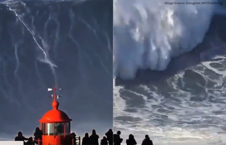 WATCH: German Surfer Riding Gigantic 115-feet Wave in ocean Section - more news