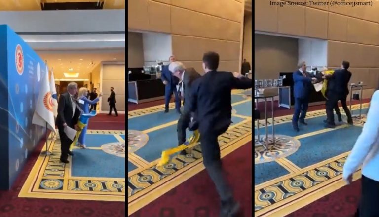 In viral video, Ukrainian MP punches Russian representative in Turkey