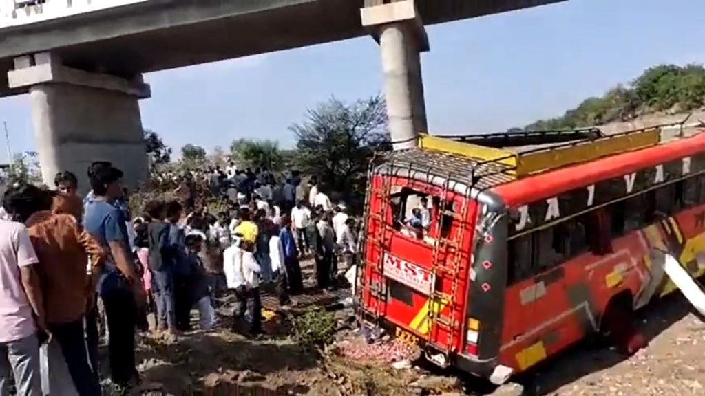 Madhya Pradesh bus accident: 22 killed as bus falls off bridge in Khargone