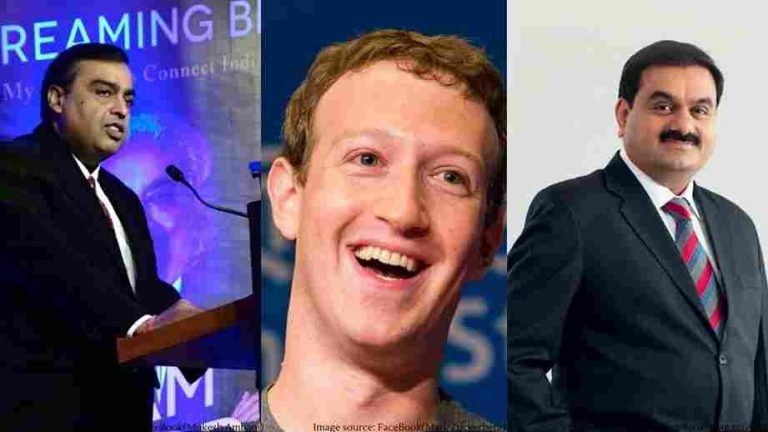 Mukesh Ambani more wealthy than zuckerberg, Gautam Adani moves down Mukesh Ambani more wealthy than zuckerberg, Gautam Adani moves down