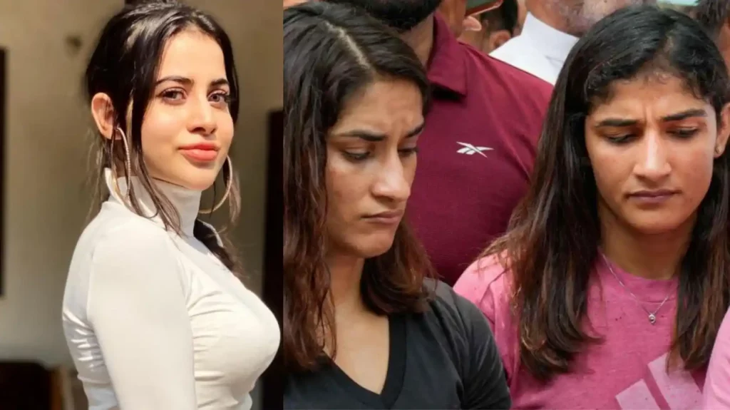 urfi javed lashes out after seeing sangeeta phogat vinesh phogat morphed photo
