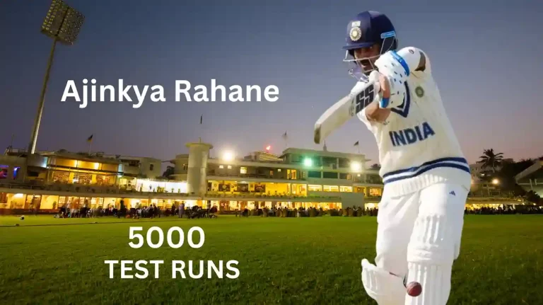 Ajinkya Rahane completes 5000 runs in Test cricket, becomes 13th Indian to achieve the feat