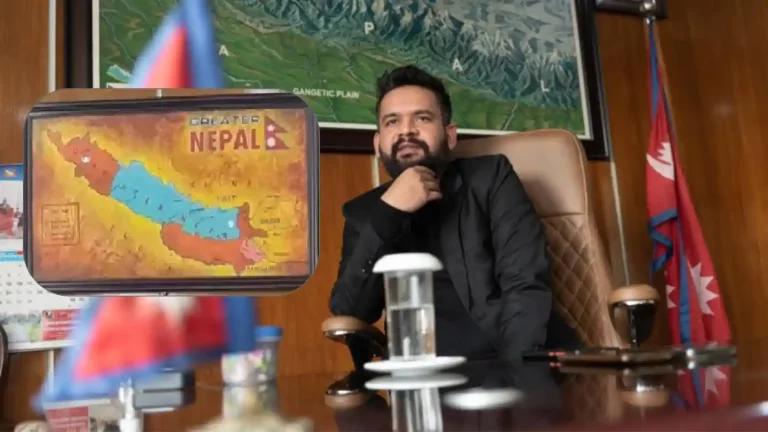 Akhand Bharat Map Row Escalates As Kathmandu Mayor Places Map of Greater Nepal In His Office