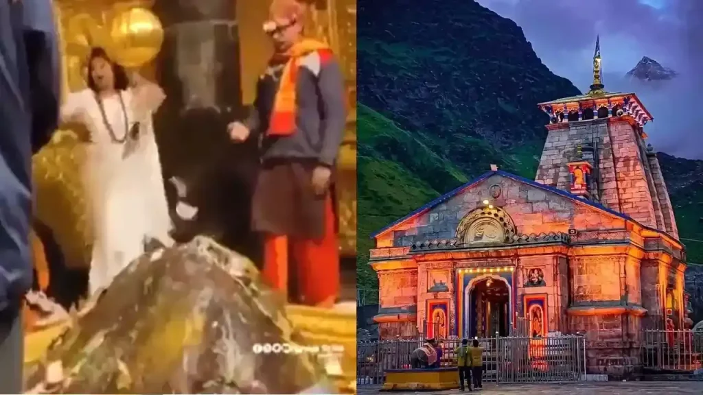 Devotees angry with viral video of woman blowing money in Kedarnath temple