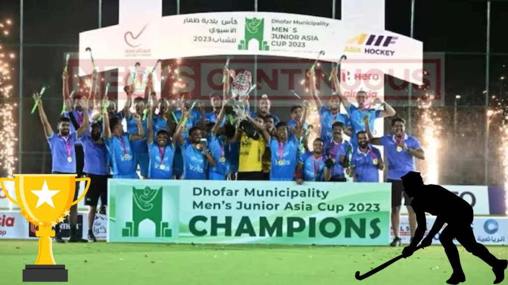 India wins Junior Men's Asia Cup Hockey 2023