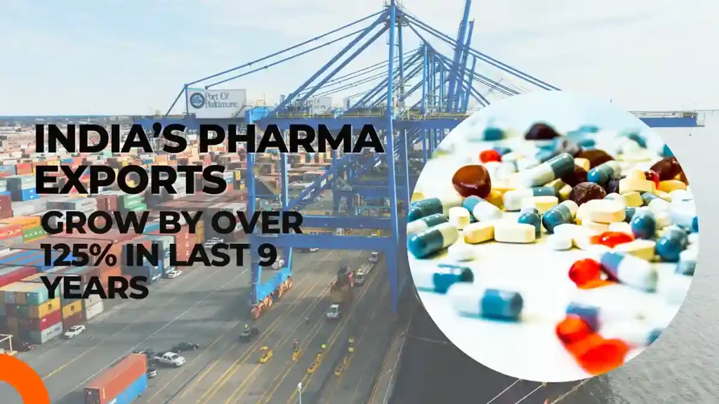 India’s Pharma Exports Grow By Over 125 percent In Last 9 Years