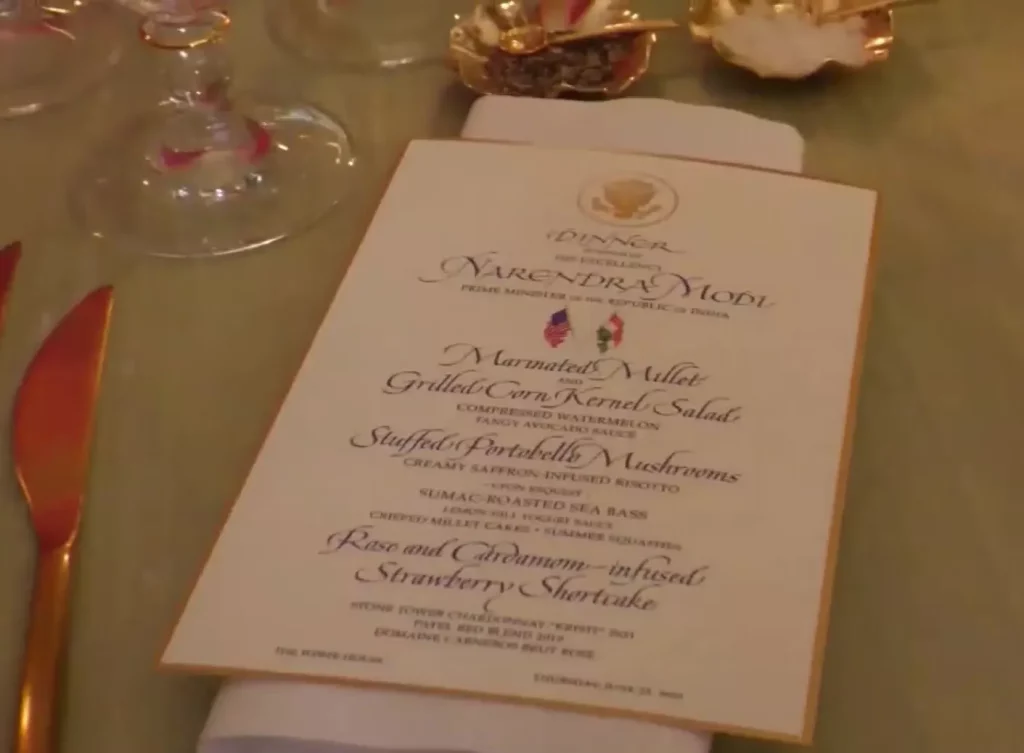 Mushroom, shortcake... these dishes will be in the dinner served to PM Modi, the menu card came out.